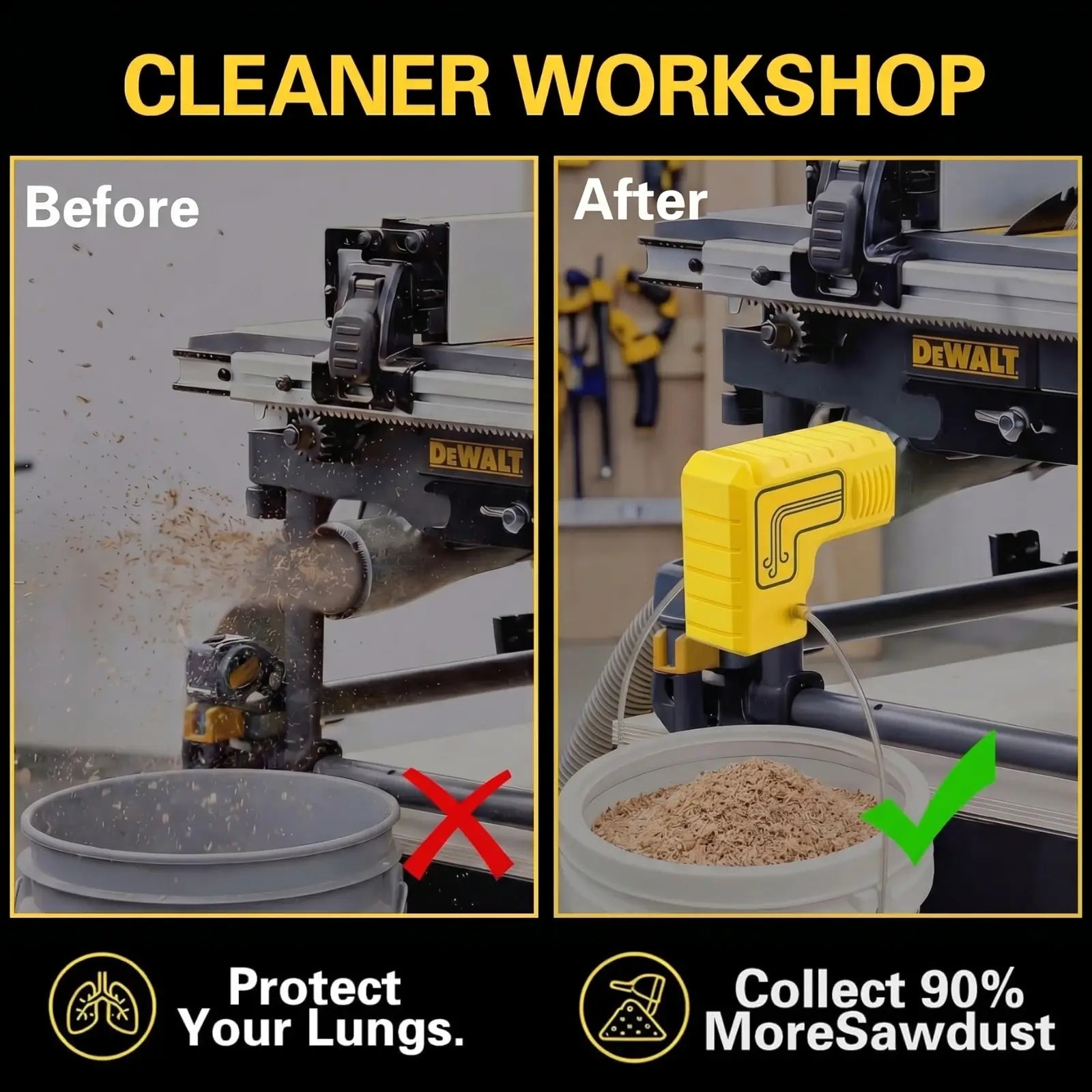 Bevis Quick-Clean Sawdust Adapter