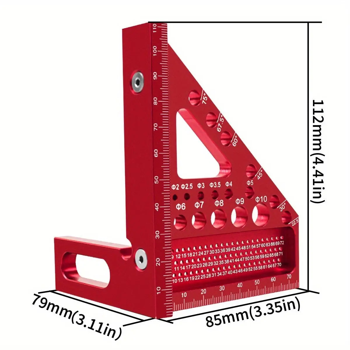 Bevis Imperial 3D Multi-Angle Carpenter Square