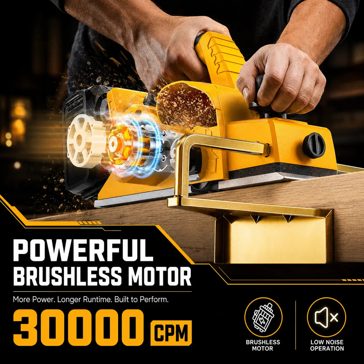 Bevis ProCut Cordless Wood Planer