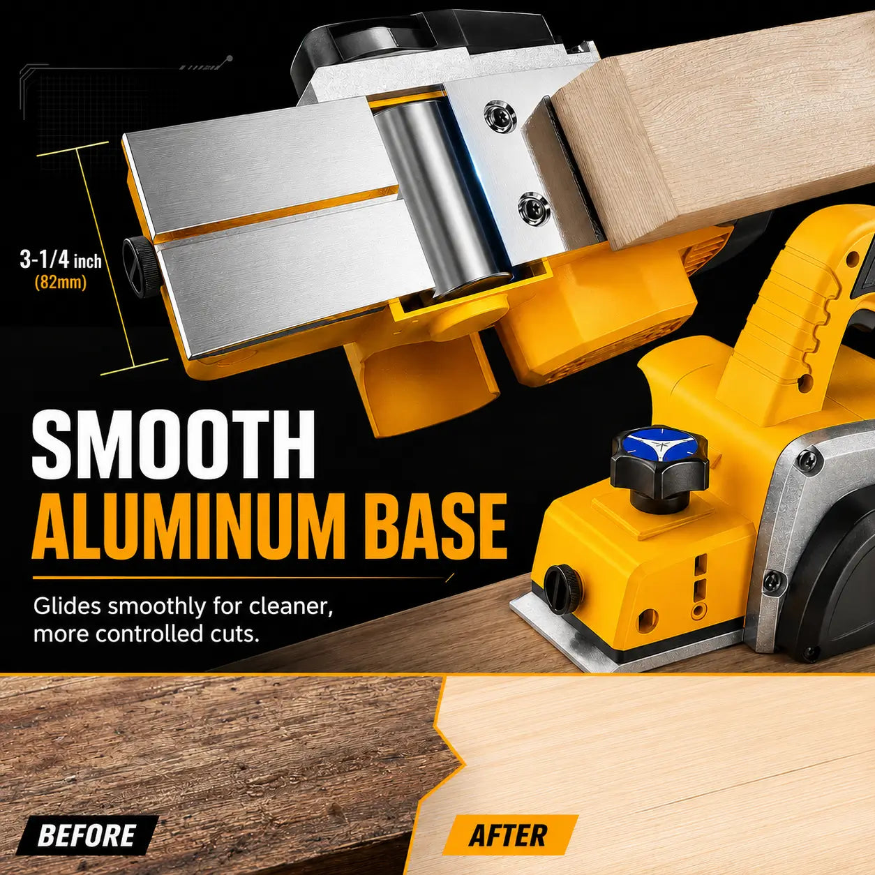 Bevis ProCut Cordless Wood Planer