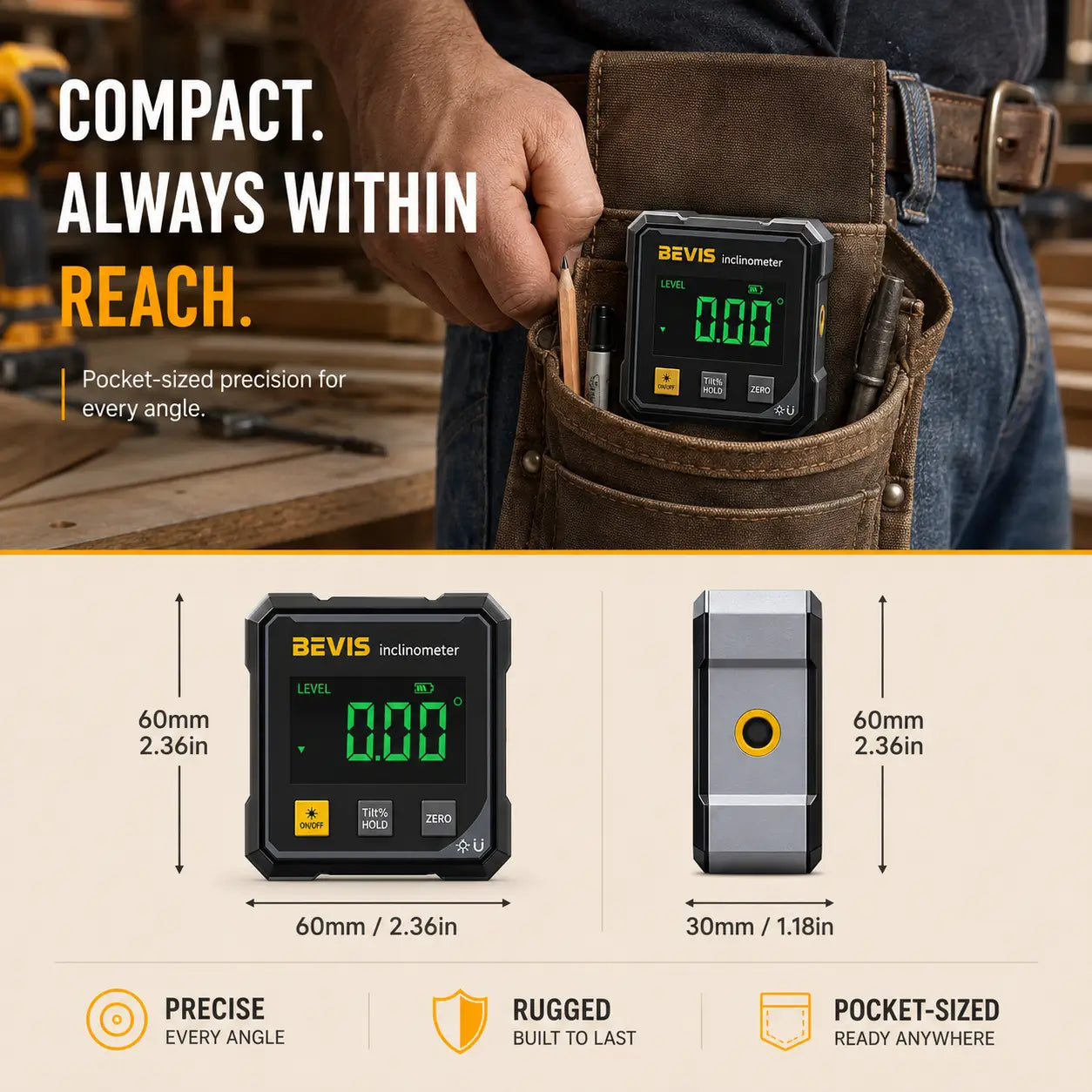 Bevis LaserAlign™ Digital Angle Finder