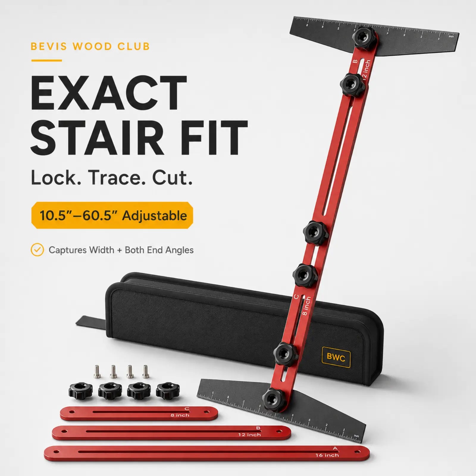 Bevis ExactFit Stair Tread Template Tool