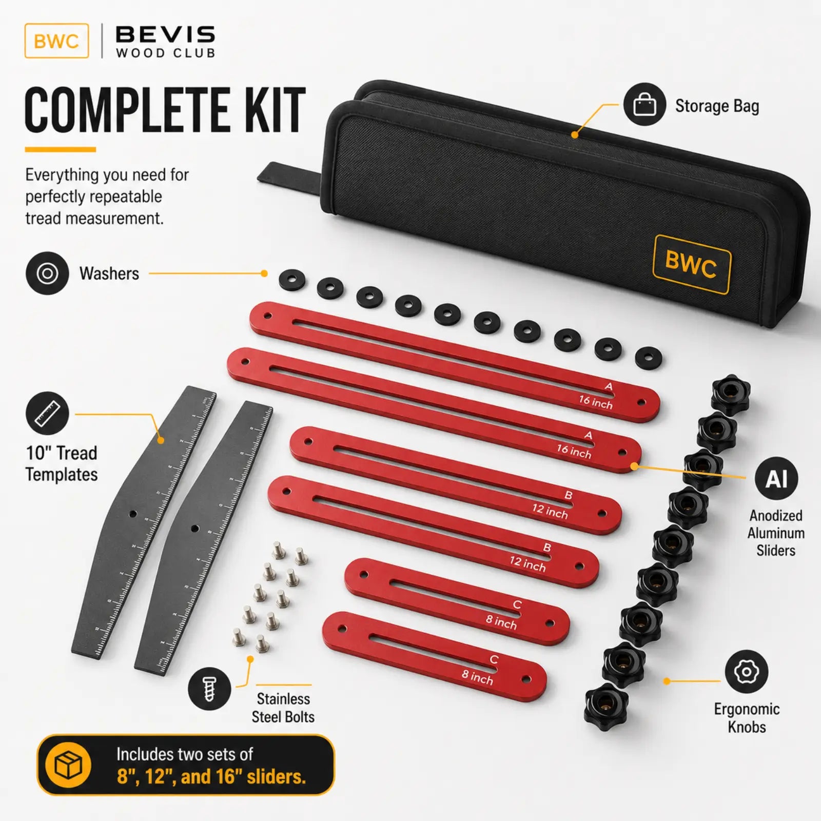 Bevis ExactFit Stair Tread Template Tool