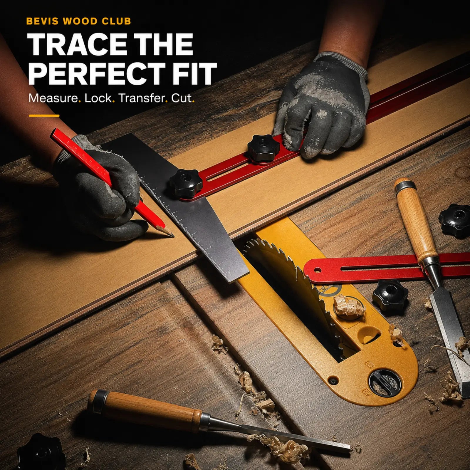 Bevis ExactFit Stair Tread Template Tool