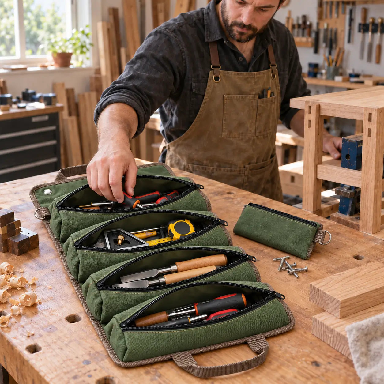 Bevis RollReady Tool Roll Organizer