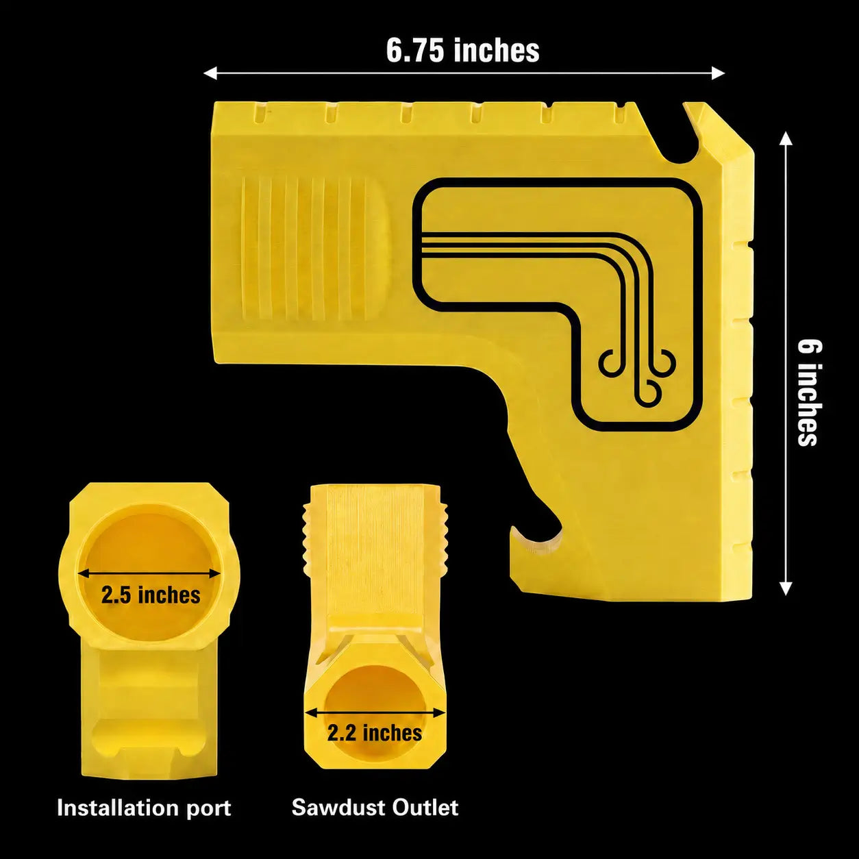 Bevis Quick-Clean Sawdust Adapter