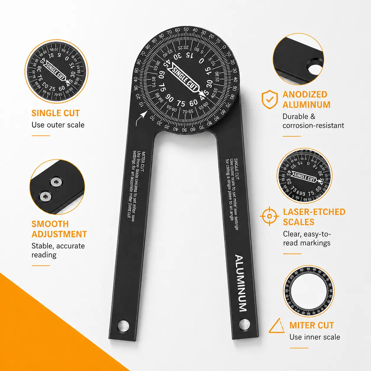 Bevis TrueAngle Miter Saw Protractor