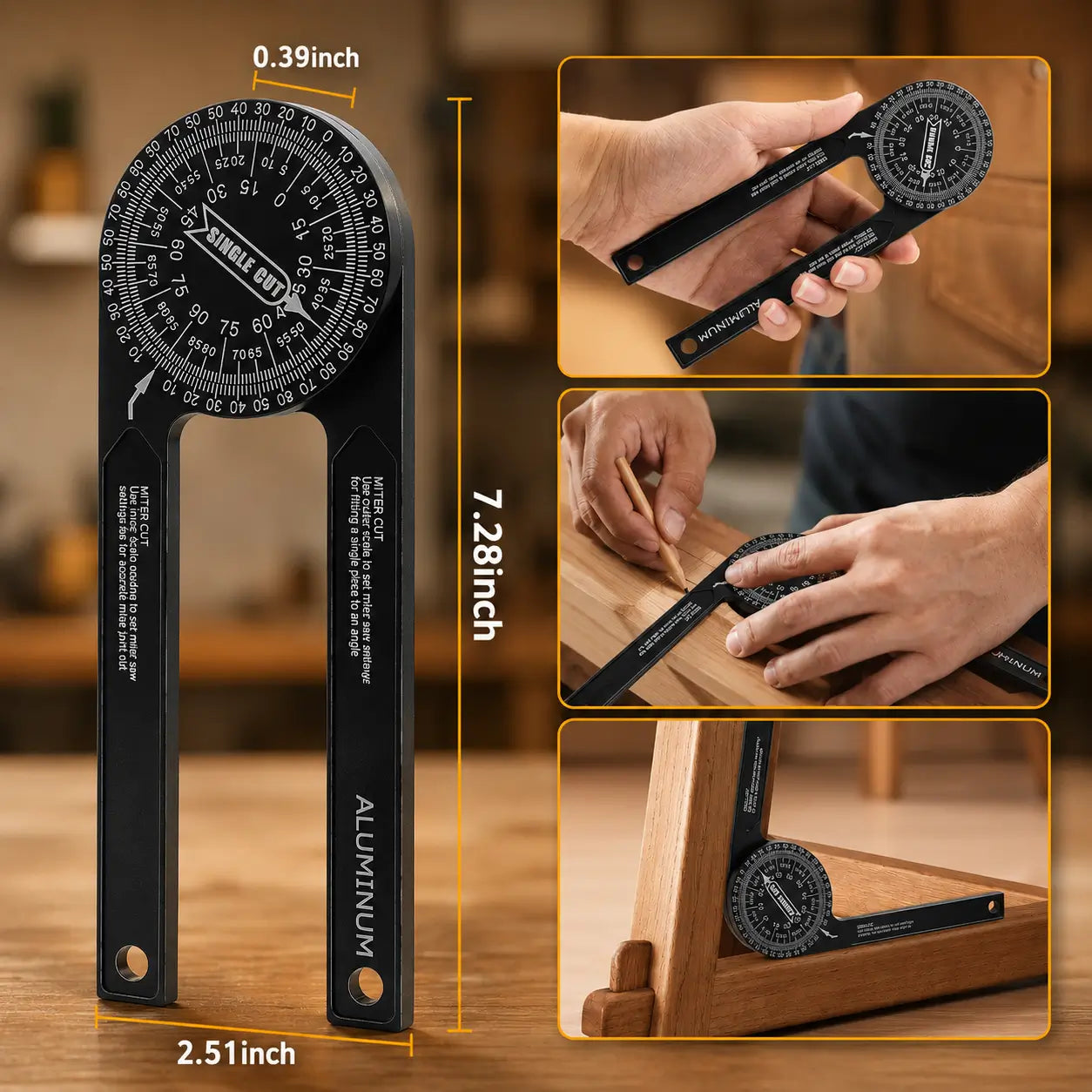 Bevis TrueAngle Miter Saw Protractor